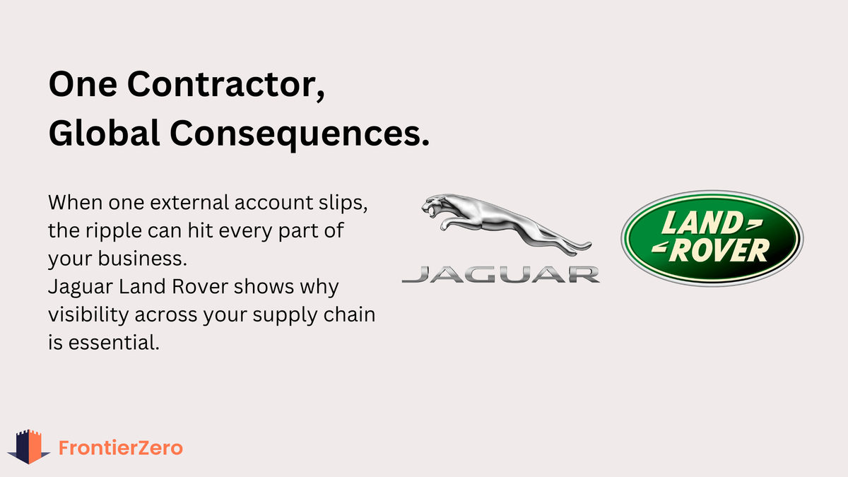 One Contractor, Global Consequences: How Identity Risk Crippled Jaguar Land Rover