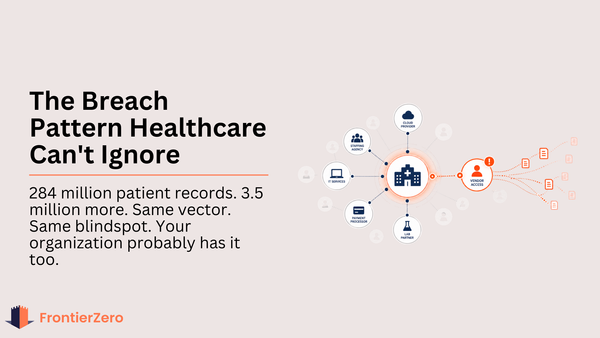 The Breach Pattern Every Healthcare Organization Should Know About (And Probably Can't See)